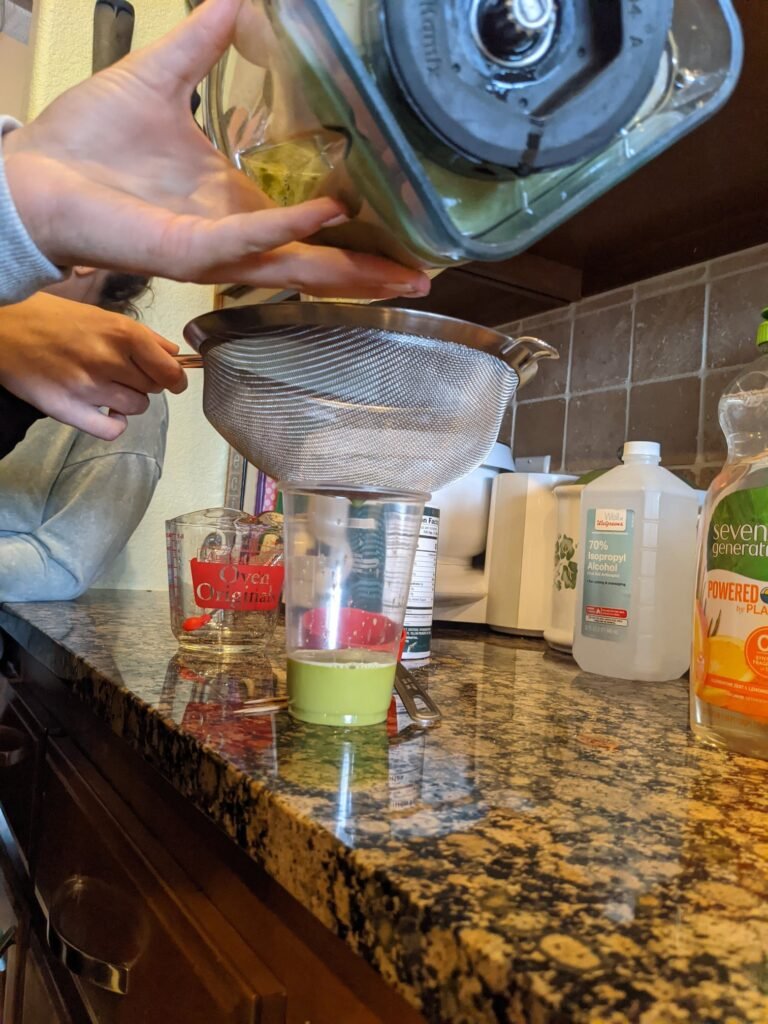 strainer and cup